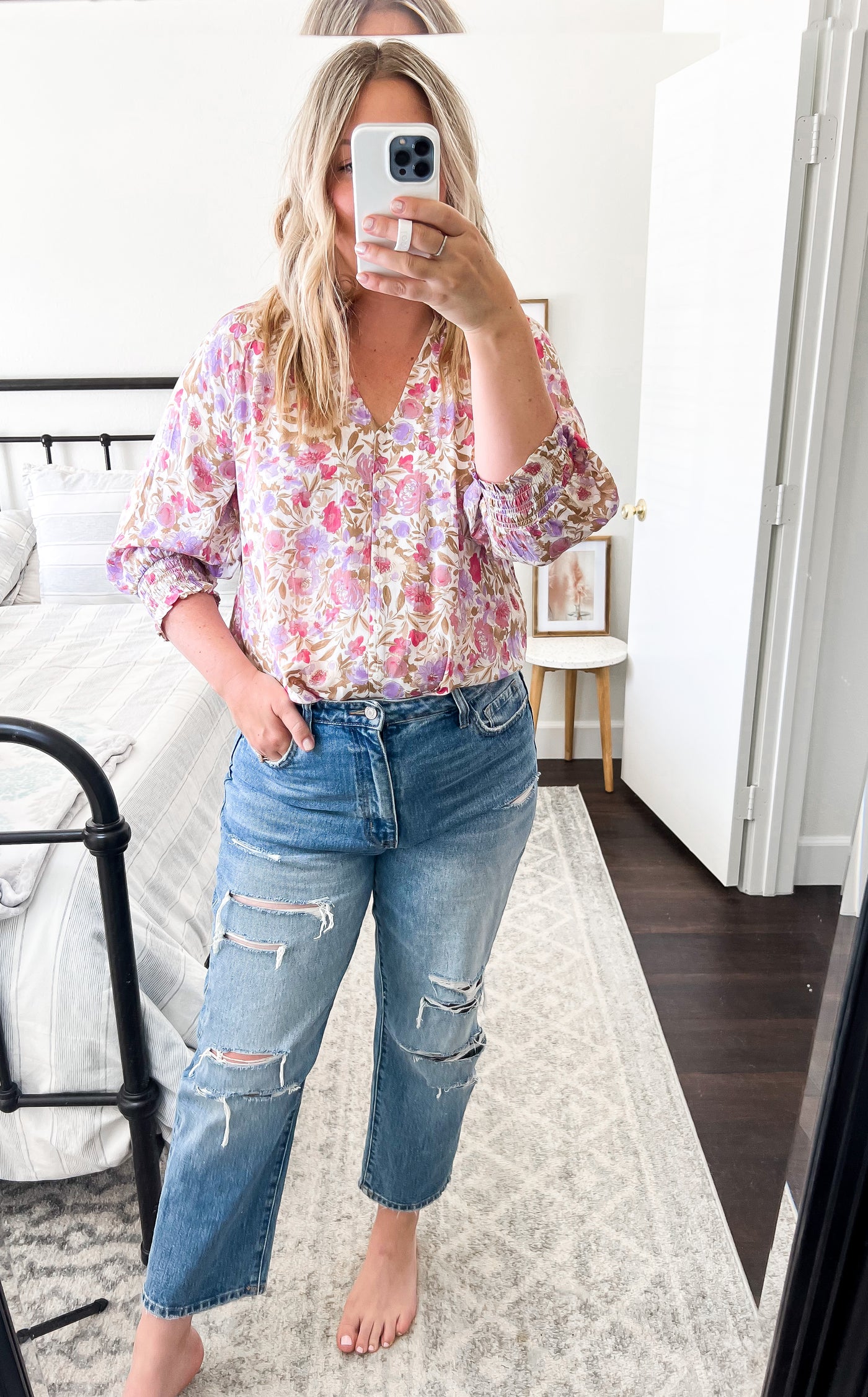 Floral blouse