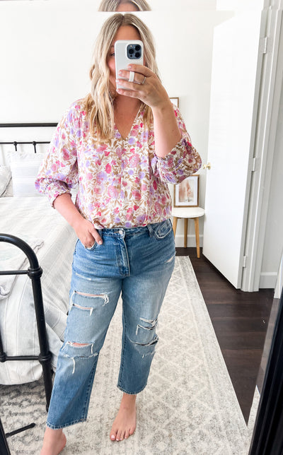 Floral blouse