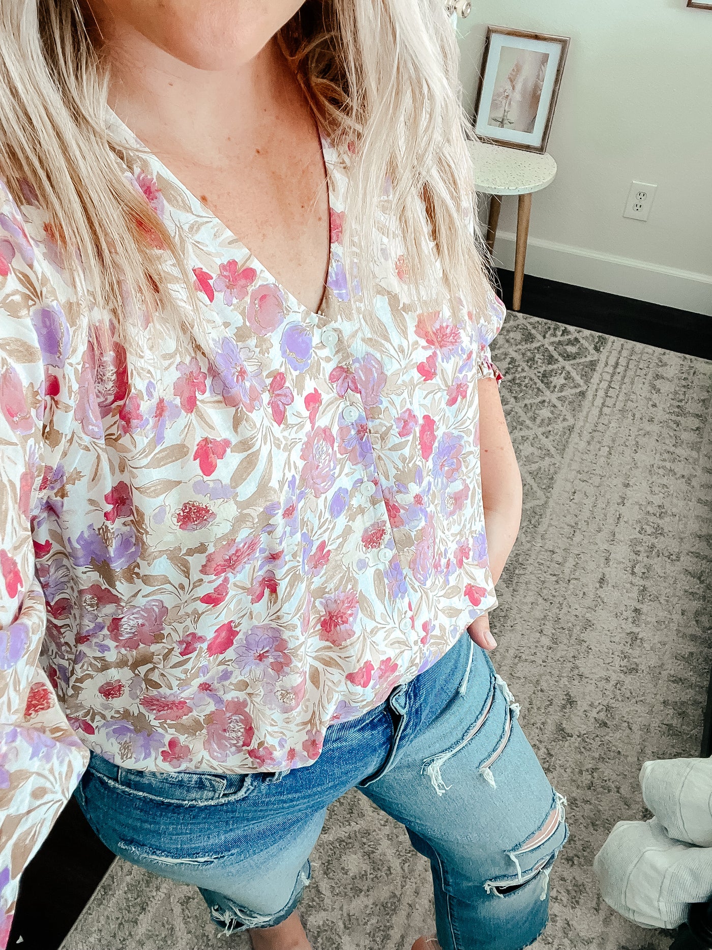 Floral blouse